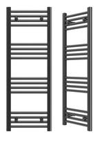 Vonios radiatorius Granitan Breno 40 x 110 cm juodas