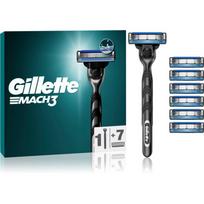 Gillette Mach3 skustuvas + pakaitinės galvutės 7 vnt.