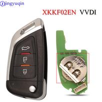 Xhorse jingyuqin Universal Remote Car Key with 3 Buttons For VVDI Key Tool/VVDI2 XKKF02EN vvdi popžvaigždė spalva