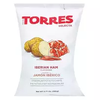 Bulvių traškučiai Iberico kumpio skonio TORRES, 150 g