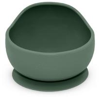 Petite&Mars Take&Match Silicone Bowl dubenėlis su siurbtuku Misty Green 6 m+ 360 ml