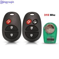 jingyuqin 315 MHz Nuotolinis Automobilio Raktas Toyota Tacoma HIGHLANDER SEQUOIA Sienna Tundra 3/4 Mygtukai 4 Buttons popžvaigždė spalva