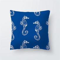 Housse de coussin décorative pour intérieur de voiture, salon, canapé, ancre de voilier, vie Marine, imprimée 40x40cm
