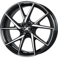 Ratlankis ALUTEC ADX.01 R18x7.5 4x100 ET 45 CB 63.3 (Diamond Black Frontpolished) (635 kg)