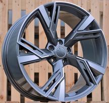 Ratlankis RACINGLINE B1571 R20x9 5x112 ET 31 CB 66.5 (Grey Polished) (850 kg)