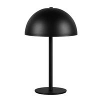 Matinės juodos spalvos stalinis šviestuvas LED (aukštis 21 cm) su metaliniu gaubtu Munoz – Reality