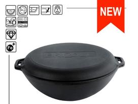 Ketaus keptuvė Ø 36 cm WOK Lid-Pan