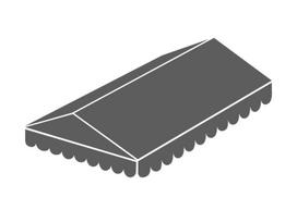 Palapinės stogas 5x8 m PVC