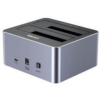 UNITEK KLONAVIMO STOTIS 2X SATA 2.5" 3.5" USBC 10GB