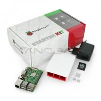 Raspberry Pi 3B WiFi + 32GB microSD + oficialių priedų rinkinys