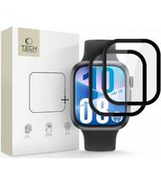 Ekrano apsauga Huawei Watch Fit 3 laikrodžiui "Tech-Protect Glass Flex+ 2-Pack"