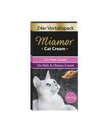 MIAMOR Cat Kremo mišinys salyklo pasta + sūris 24 x 15 ml