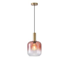 Pakabinamas sietynas 1xE27/15W/230V raudona/dūminis diametras 20 cm