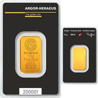 Argor-Heraeus 10 g aukso luitas 999,9