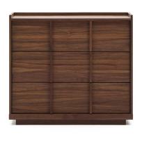 Rudos spalvos šoninė spintelė iš riešutmedžio 100x78x50 cm Onix – Kave Home