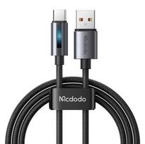 MCDODO USB-C GREITO ĮKROVIMO KABELIS SAMSUNG XIAOMI C TIPO 6A 100W 1M LED
