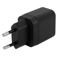 USB-C sieninis įkroviklis DELTACO, 1x USB-C PD, 20 W, juodas / USBC-AC151 / 1903150