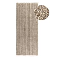 Taupe spalvos iš džiuto kilimas 80x200 cm Bouclé – Hanse Home