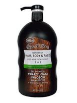 Kūno prausiklis BluxCosmetics Face body and hair wash gel 3in1 vyrams, 1000 ml