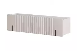 TV staliukas prie sienos Malmi 150 cm, Kašmyras Crema Bianca Black