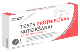 JONAX juostelės tipo Nėštumo testas, 1 vnt.
