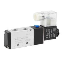 Pneumatinis solenoidinis vožtuvas 2 padėčių 5 krypčių solenoidinis oro vožtuvas su 8 mm jungtimi duslintuvu