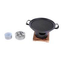 Buitinis Nešiojamas Mini Bekvapis Kepsninės Grilis Anglių Krosnelė BBQ Priedai 26x21x12.5cm