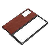 Leather Case Cover for Samsung Galaxy Z Fold 2 Shockproof Phone Protective Cover ShellBrown ruda