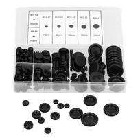 200 vnt. vielos poveržlių rinkinys, guminės įvorės, apsaugančios nuo dulkių, izoliuotos, atsparios ugniai, skirtos kabeliui apsaugoti 7?25 mm