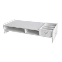 Desk Computer Monitor Riser Stand Desktop Computer Laptop Heighten Rack Office Desktop Storage Rack