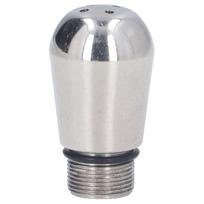 Coffee Machine Steam Nozzle Milk Frother Washable Detachable Stainless Steel Replacement for Bofu4 white