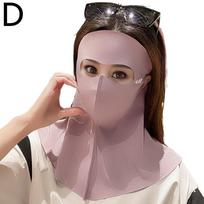 Summer Sun Protection Mask UPF50+ Full Face Anti-UV Neck Scarf Dustproof Neck Protection Sunshade Face Mask For Cycling Fishing