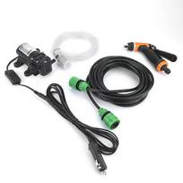 12V elektrinė automobilio plovimo siurblys valymo pistoletas plovimo rinkinys su antgalio jungtimi