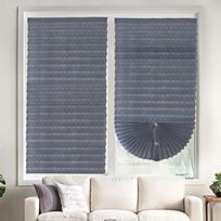 1 vnt. Pusiau užtemdantys langų užuolaidos Paprastos vonios virtuvės balkono biuro žaliuzės Sulankstomos užuolaidos 60/90x180cm 60x180cm pilka