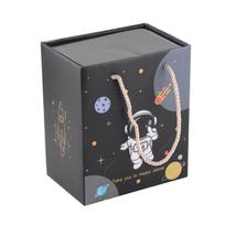 400ml Mielas Naujoviškas Astronauto Puodelis Ergonomiška Rankena Keraminis Puodelis Su Dangteliu Šaukšteliu Kavai Arbatai Pienui šviesiai mėlyna spalva