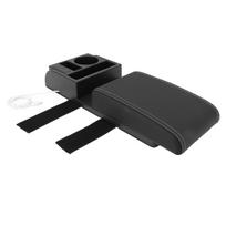 Automobilio centrinės konsolės porankio pagalvėlė su USB sąsaja, daugiafunkcis, reguliuojamo pločio porankis balta