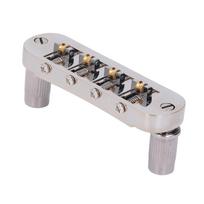 Guitar Roller Saddle Bridge Silver Alloy High Stability Roller Bridge for 4 String Bass Guitars
