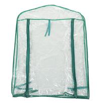 Šiltnamio keičiama danga Skaidri PVC 69x49x92cm Mini augalų danga 2 pakopų lentynoms