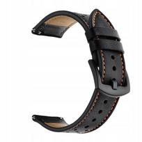 BestAccessories, odinė išmaniojo laikrodžio apyrankė 22 mm, juoda spalva