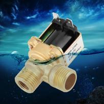 DC 12V DN15 G12 Žalvarinis Elektrinis Solenoidinis Vožtuvas Normaliai Uždarytas Vandens Įleidimo Jungiklis su Filtru