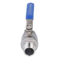 Rutulinis ventilis vidinis sriegis išorinis sriegis 3/4 colio nerūdijančio plieno geras sandarinimas NPT rutulinis ventilis vandeniui, alyvai, dujoms
