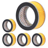 5 vnt. Stūmoklinio oro kompresoriaus filtro vidinis elementas Duslintuvo įrangos viduje 106x84x51mm