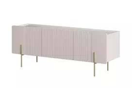 TV staliukas Malmi 150 cm, kašmyras, auksinės kojos