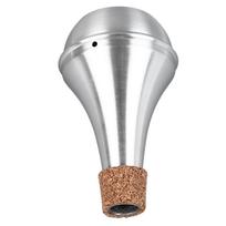 Trumpet Mute Silencer Aluminum Alloy Practice Musical Instrument Part Accessory Cork Edge
