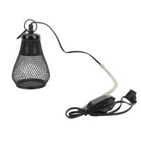 Reptile Heat Lamp Guard Protection Iron Anti Scald Reptile Lampshades for Reptile Lizard Snake black