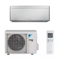 Daikin Stylish serijos oro kondicionieriaus komplektas FTXA25CS+RXA25A8, sidabrinis