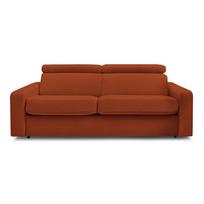 Sulankstoma sofa raudonos plytų spalvos 195 cm Monaco – Bobochic Paris