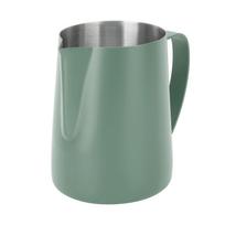 600ML Kavos Putojimo Puodelis 304 Nerūdijančio Plieno Pieno Putotojas Ąsotis Smailu Snapeliu Latte Art Pienas Ąsotis su Dark Green