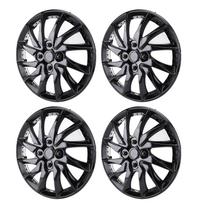 4Pcs 14in Hubcap Wheel Cover Stylish Look Scratch Proof Protective Wheel Rim Cover Replacement for juoda