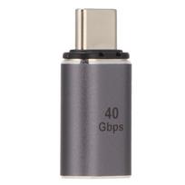 USB C magnetinis adapteris, dvipusis dizainas, aliuminio lydinio išvaizda, 40Gbps perdavimo greitis, C tipo